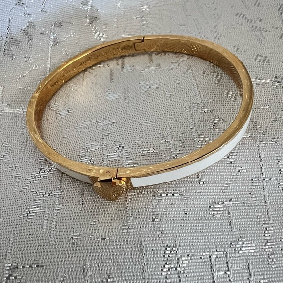 Designer Kate Spade New York Gold Tone Enamel Bangle - Picture 2 of 4